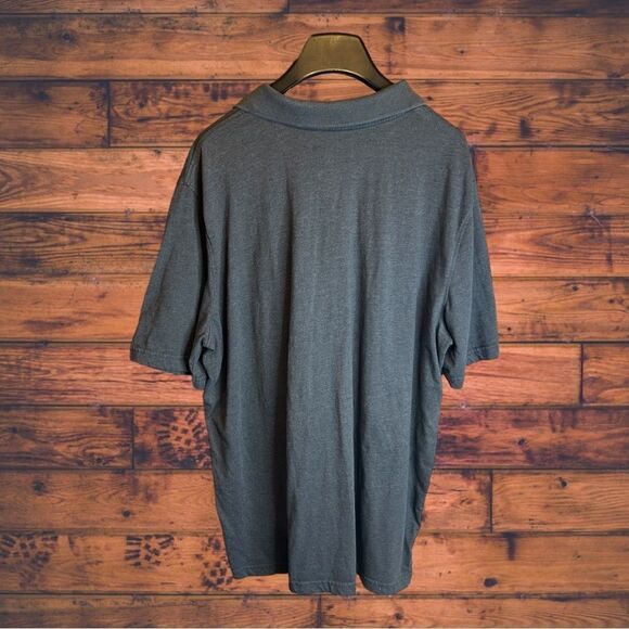 5 for $25🔥XL (46-48) George Grey Collared Polo Dress Shirt - Picture 2 of 4